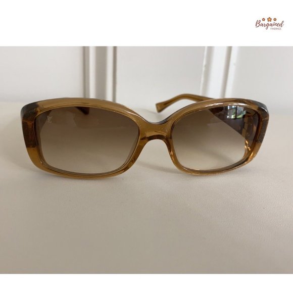 Authentic LOUIS VUITTON Gold Speckling Acetate Frame Soupcon Sunglasses - Z0003W main image 2